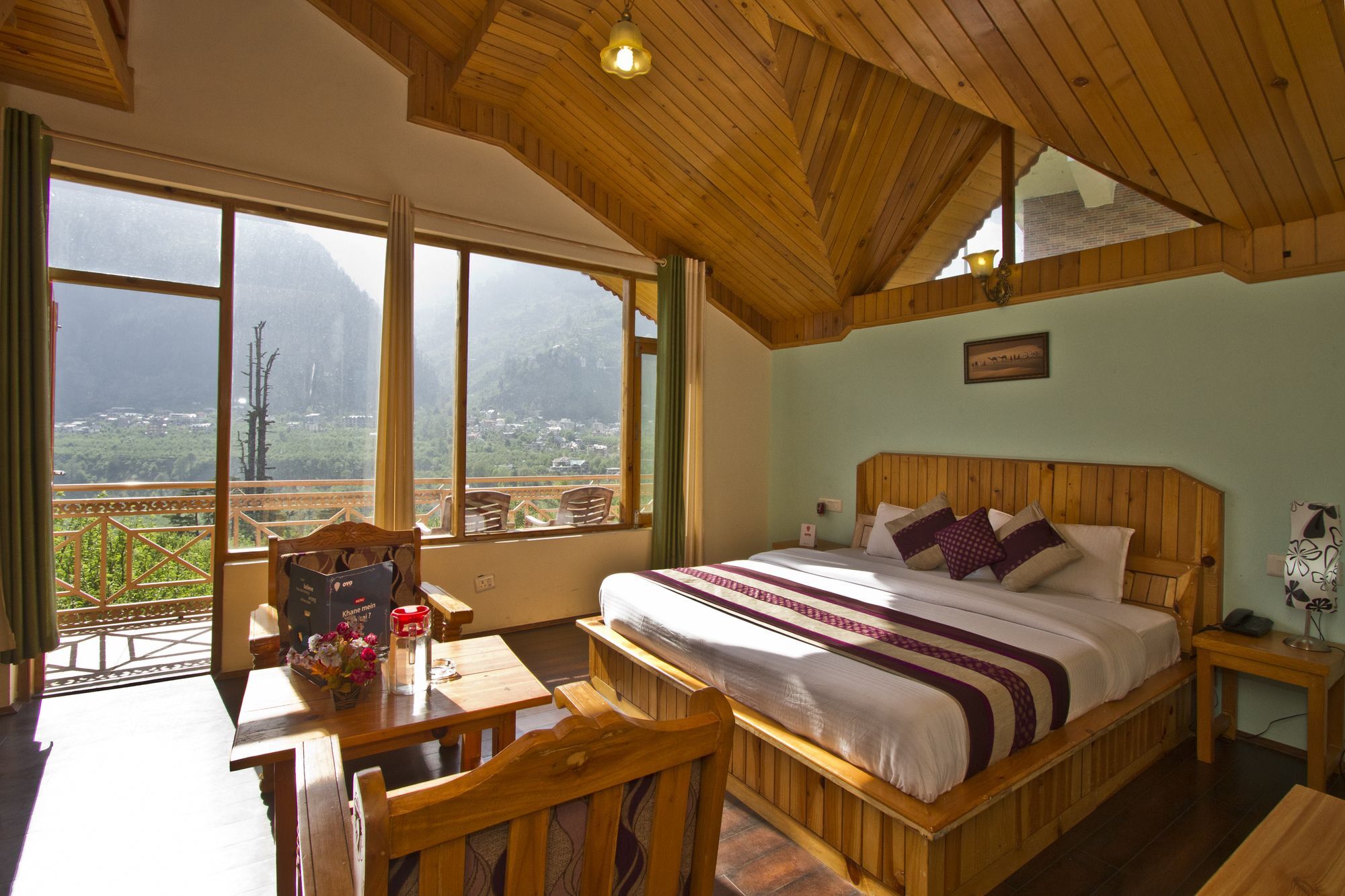 Hotel Mountain Face Manāli Exterior foto